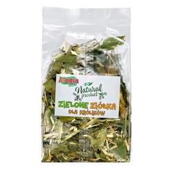 ALEGIA ZIELONE ZIÓŁKA DLA KRÓLIKÓW 100g owies babka liście brzozy